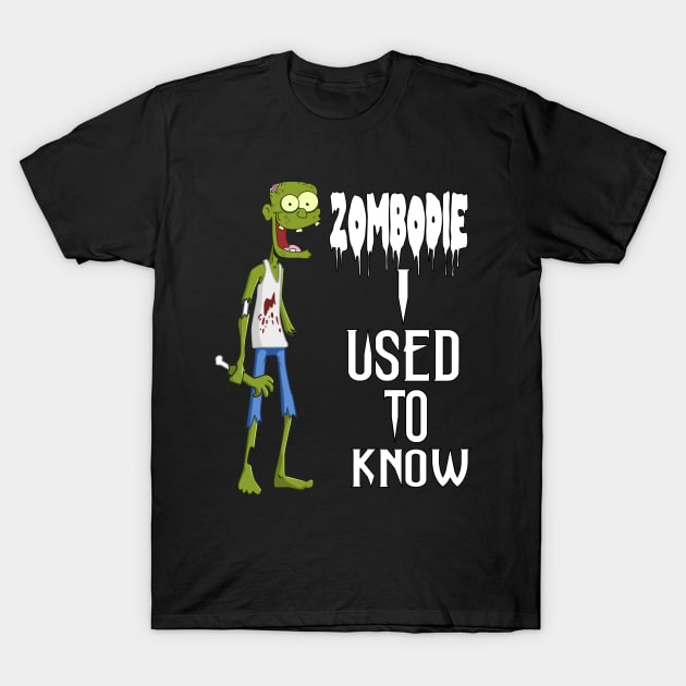 Zombodie I used to know T-Shirt by Sir Reel Designs